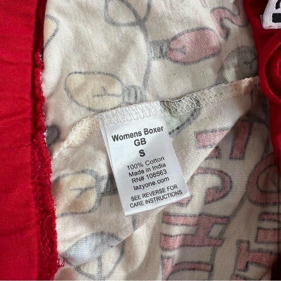 Lazy One women's Christmas light pj shorts - Picture 4 of 4
